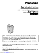 Panasonic KX-TGA573 Operating Instructions Manual