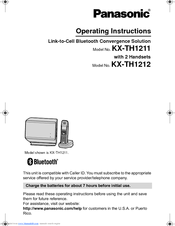 Panasonic KX-TG1212 Operating Instructions Manual