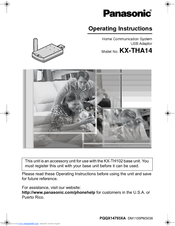 Panasonic KX-THA14 Operating Instructions Manual
