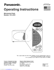Panasonic NNL939WA Operating Instructions Manual