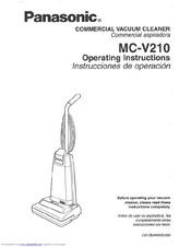 Panasonic MCV210 - COMMERCIAL VACUUM Operating Instructions Manual