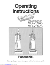 Panasonic QuickDraw MC-V6945 Operating Instructions Manual