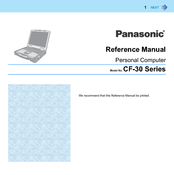 Panasonic Toughbook CF-30KAPJX2B Reference Manual