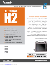 Panasonic Toughbook CF-H2ASNAZ1M Specifications