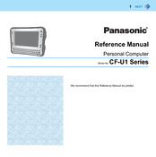 Panasonic Toughbook CF-U1AQB1G2M Reference Manual