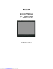 Panasonic PLCD20P Instruction Manual