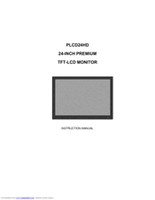 Panasonic PLCD24HD Instruction Manual