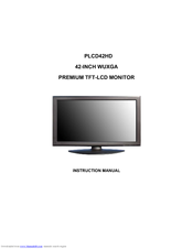 Panasonic PLCD42HD Instruction Manual