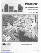 Panasonic SADK2 - 5 DISC DVD/CD CHANGE Operating Instructions Manual