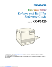 Panasonic KX-P8420 Reference Manual