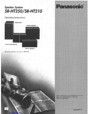 Panasonic SB-HT210 Operating Instructions Manual