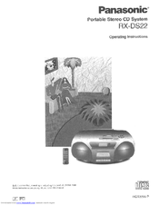 Panasonic RX-DS22 Operating Instructions Manual