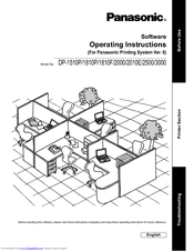 Panasonic WORKIO DP-1810 Operating Instructions Manual