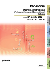 Panasonic WORKIO UB-2315C Software Manual