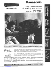 Panasonic Omnivision PV-V4601 User Manual