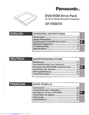 Panasonic CF-VDD272M Operating Instructions Manual