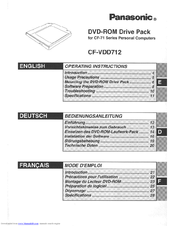 Panasonic CF-VDD712M Operating Instructions Manual