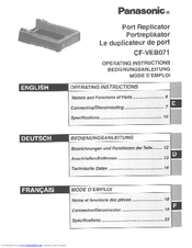Panasonic CF-VEB071W Operating Instructions Manual