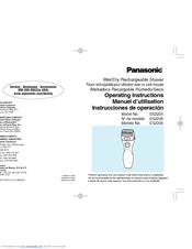 Panasonic ES-2206 Operating Instructions Manual