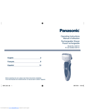 Panasonic ES-8101 Operating Instructions Manual