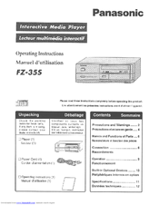 Panasonic FZ-35S5M Operating Instructions Manual