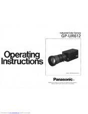 Panasonic GP-UR612 Operating Instructions Manual