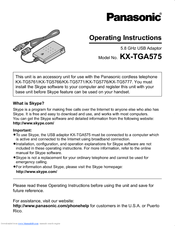 Panasonic KX-TGA575S Operating Instructions Manual