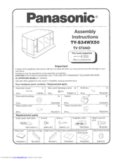 Panasonic TY-S34WX50 Assembly Instructions