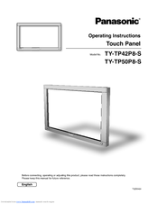 Panasonic TY-TP42P8-S Operating Instructions Manual