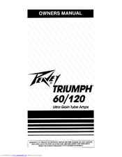Peavey Triumph TriumphPAG 60 User Manual