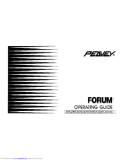 Peavey Forum User Manual