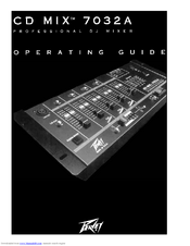 Peavey CD Mix 7032A Operating Manual