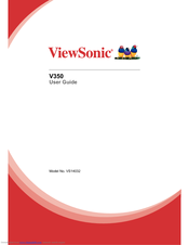 Viewsonic V350 User Manual