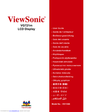 Viewsonic VG721m VS11366 User Manual