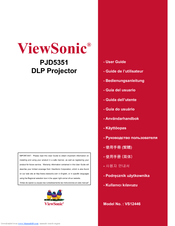 Viewsonic PJD5351 - DLP Projector User Manual