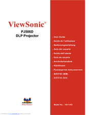 Viewsonic PJ506D - SVGA DLP Projector User Manual