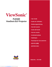 Viewsonic ViewDock PJ258D User Manual