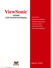 Viewsonic CD3200 User Manual