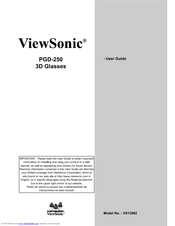 Viewsonic PGD-250 User Manual