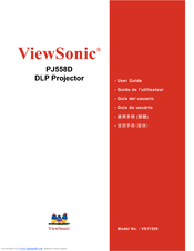 Viewsonic PJ558D User Manual
