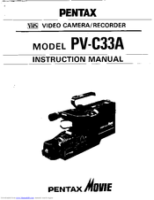 Pentax PV-C33A Instruction Manual