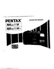 Pentax IQZoom 28-W Date Operating Manual