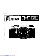 Pentax ME Operating Manual