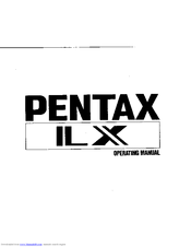 Pentax Data LX User Manual