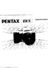 Pentax ZX-5 Operating Manual