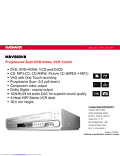 Magnavox MDV560VR/17 Specifications