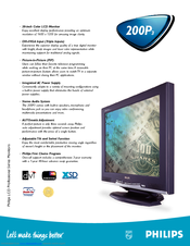 Philips 200P3G - Brilliance - 20.1