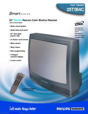 Philips/Magnavox 25TS54C Specifications