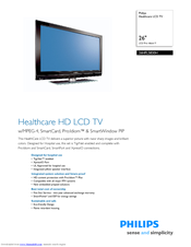 Philips 26HFL5830H Specifications