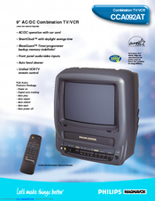 Philips/Magnavox CCA092AT Specifications